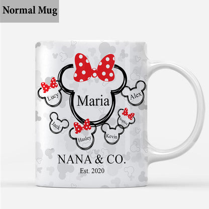 Nana Mama & Co. Mouse Ears - Personalized Grandma Mug