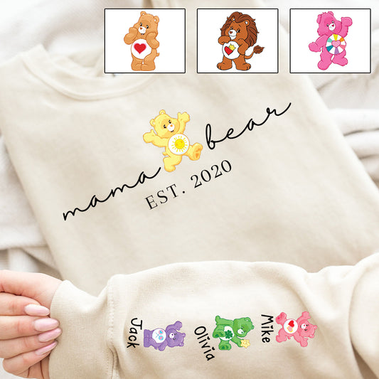 Mama Bear Since Est - Personalized Mother All Over Shirt