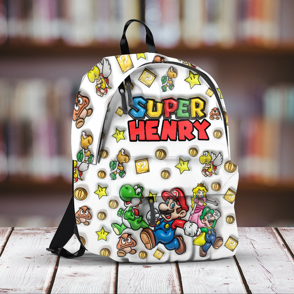 Super Mario - Personalized Super Plumber Backpack