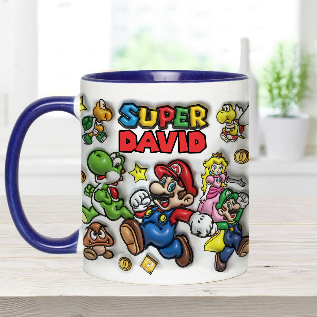 Super Mario - Personalized Super Plumber Accent Mug