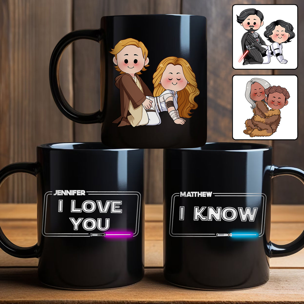 I Love You I Know - Personalized Couple Mug