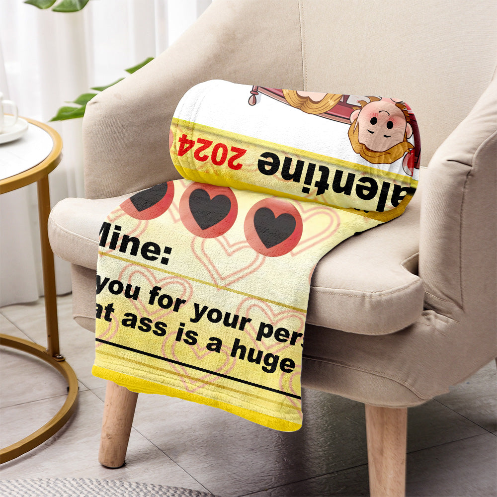 I Choose You - Personalized Couple Blanket