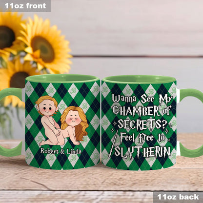 Chamber Of Secrets - Personalized Couple Accent Mug