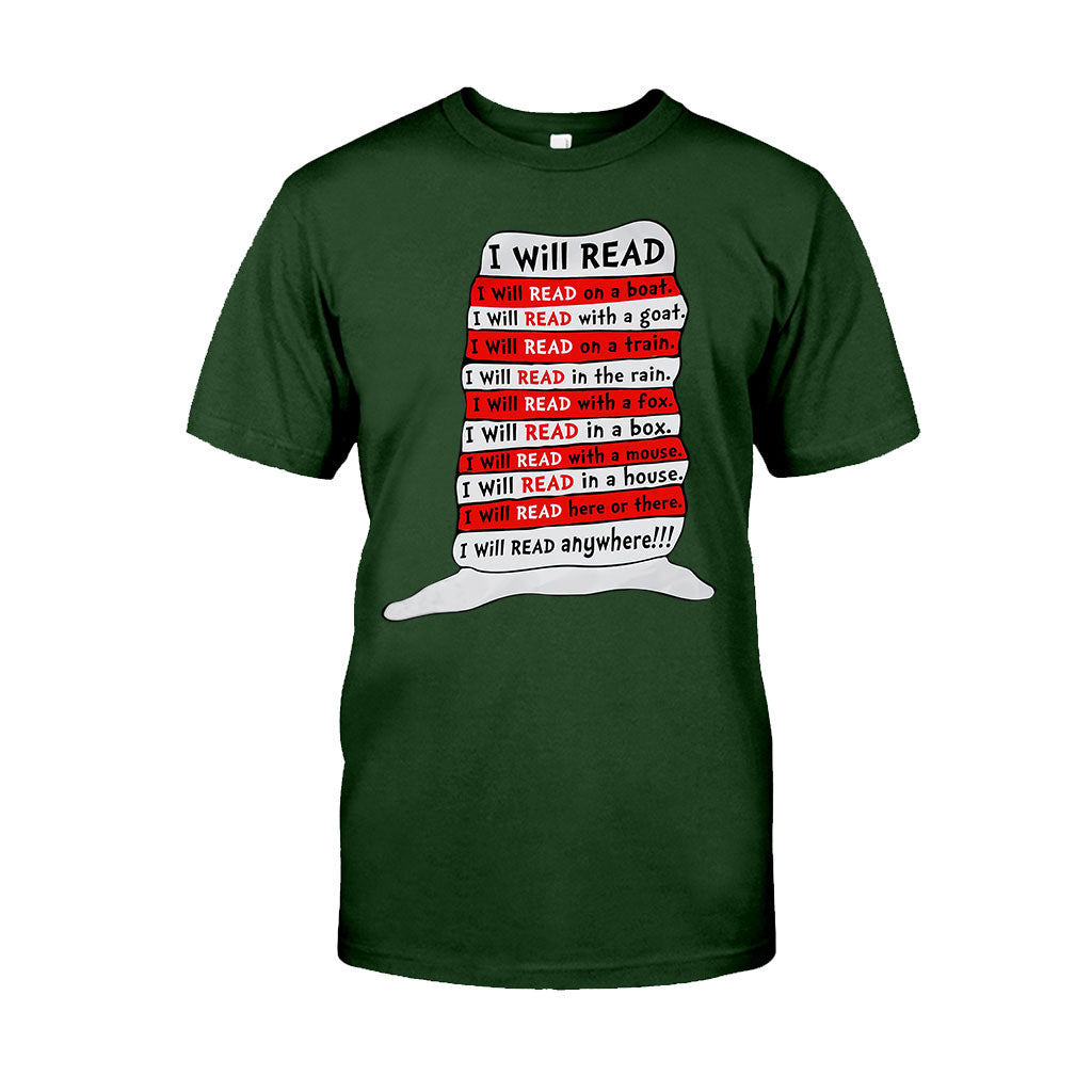 I Will Read Anywhere - Teacher Of All Things T-shirt And Hoodie