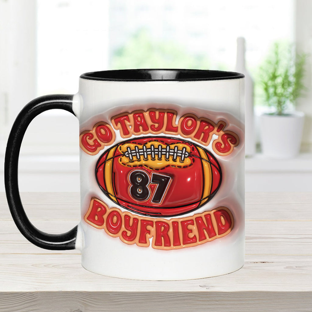 Karma Is The Guy Inflated - Tay-tay Lover Accent Mug