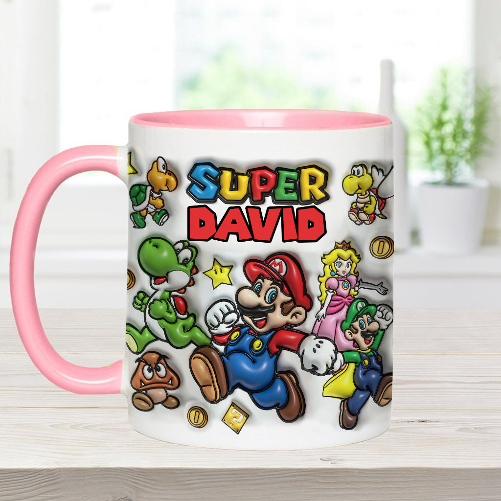 Super Mario - Personalized Super Plumber Accent Mug