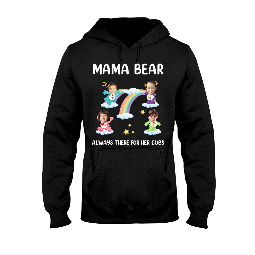 Mama Bear Always There For Her Cubs Care - Personalized Mother T-shirt And Hoodie