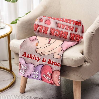 Get Your WIlly Ready - Personalized Couple Blanket