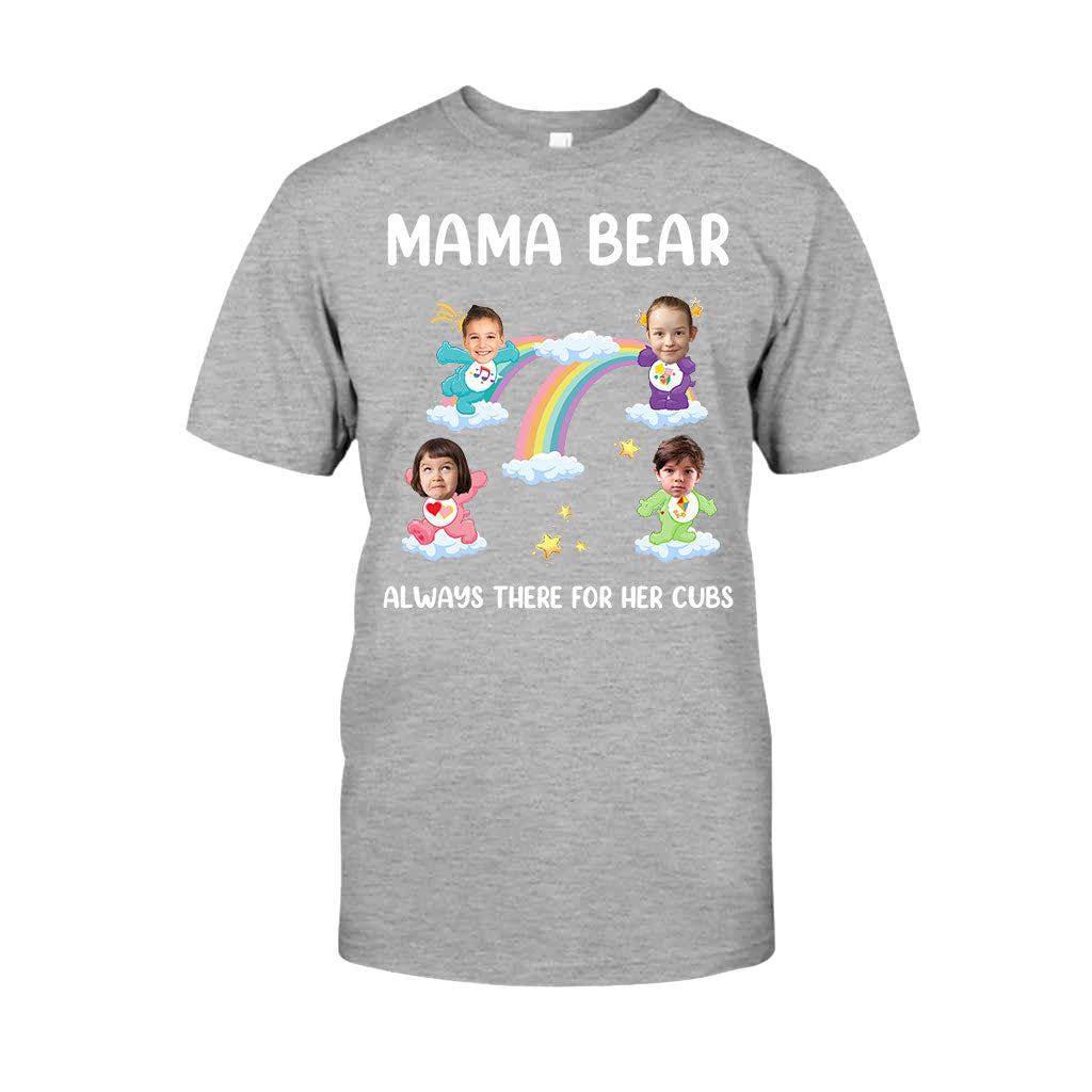 Mama Bear Always There For Her Cubs Care - Personalized Mother T-shirt And Hoodie