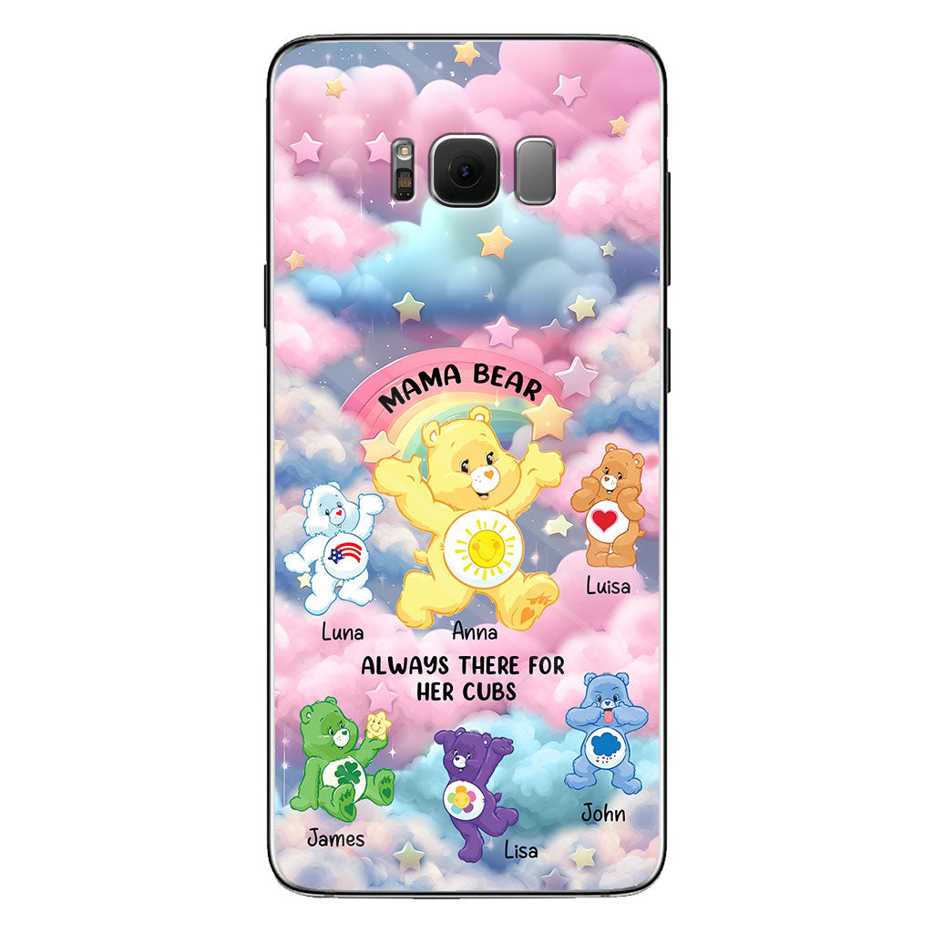 Mama Bear Always There - Personalized Mother Phone Case