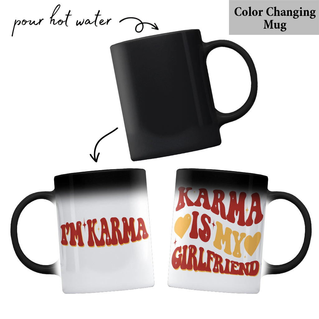 Karma Is My Bf Gf - Personalized Tay-tay Lover Mug