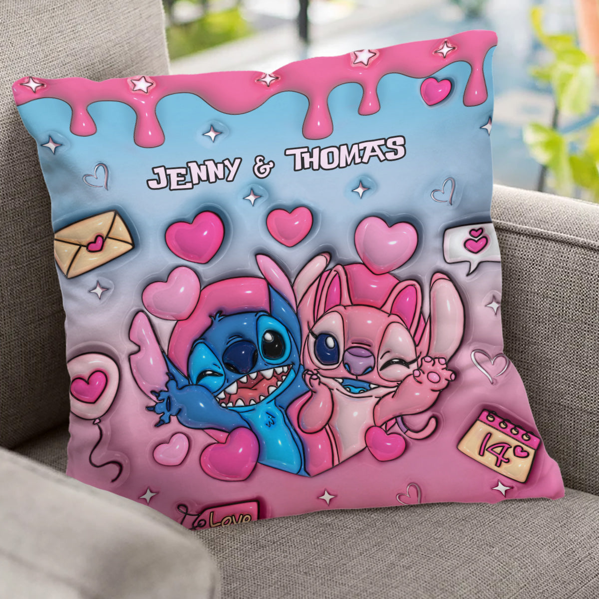 I'm Yours - Personalized Couple Throw Pillow