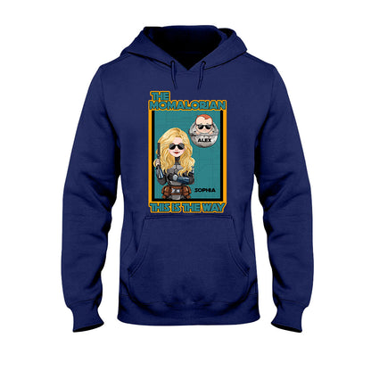 The Momralorian/ Dadalorian - Personalized Mother T-shirt And Hoodie