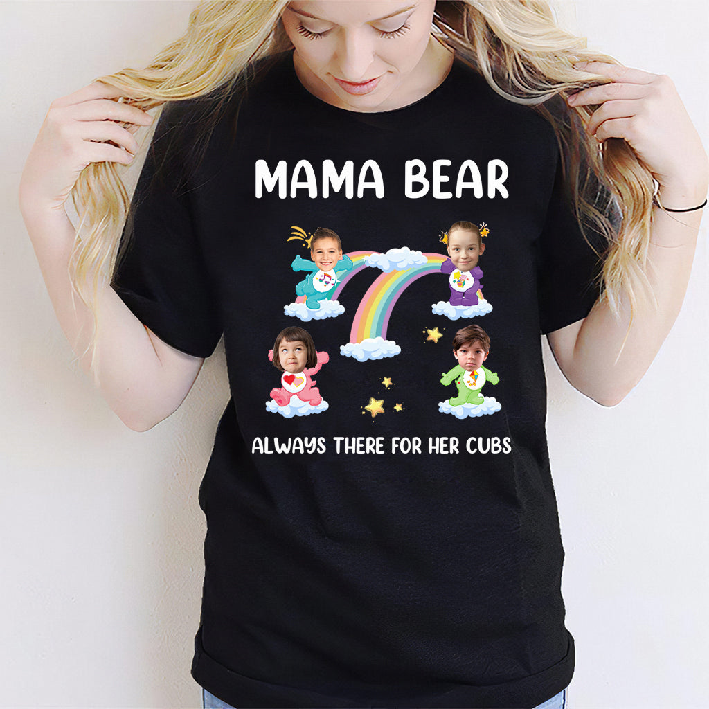 Mama Bear Always There For Her Cubs Care - Personalized Mother T-shirt And Hoodie