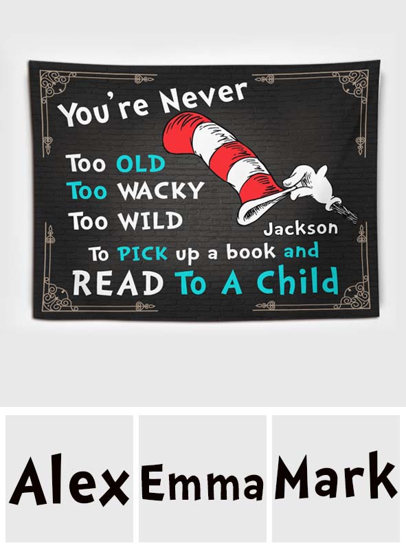 Read To A Child - Personalized Teacher Of All Things Wall Tapestry
