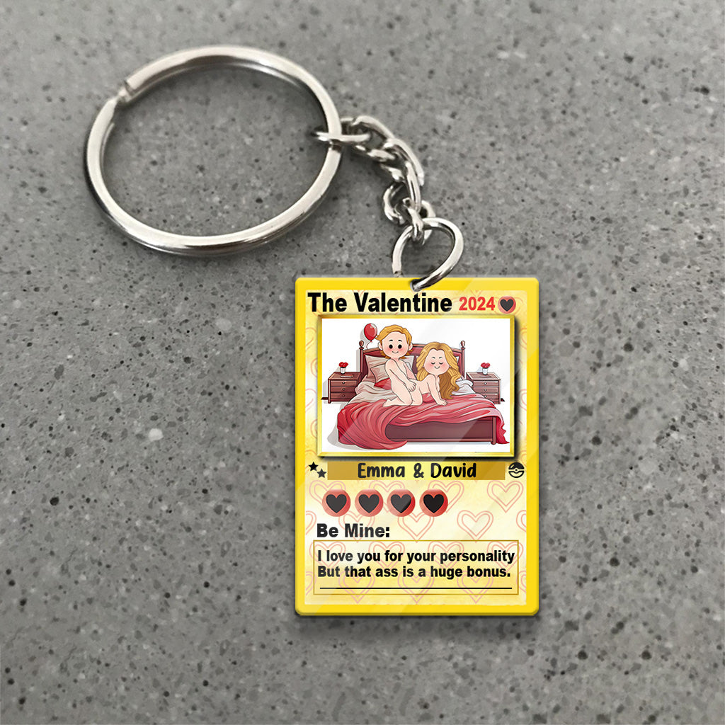 I Choose You - Personalized Couple Keychain