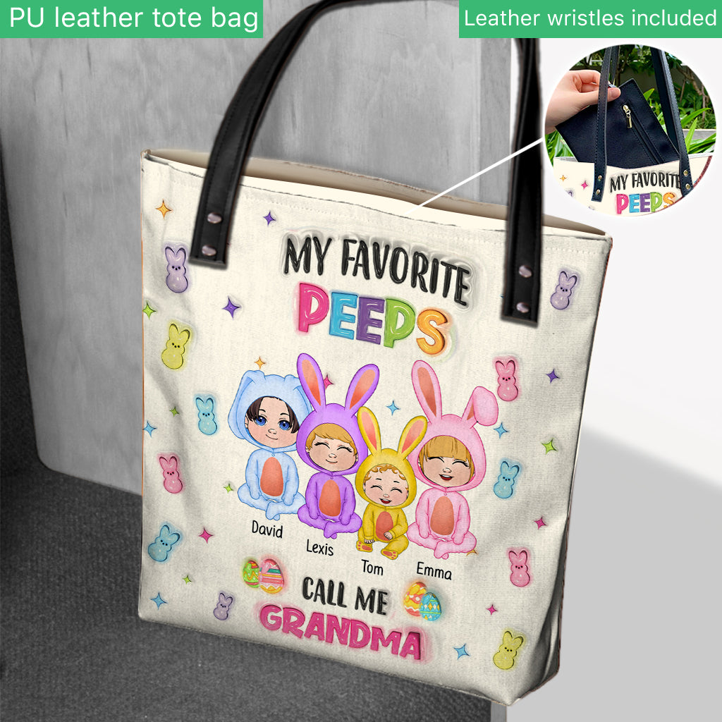Grandma Of These Bunnies - Personalized Grandma Tote Bag