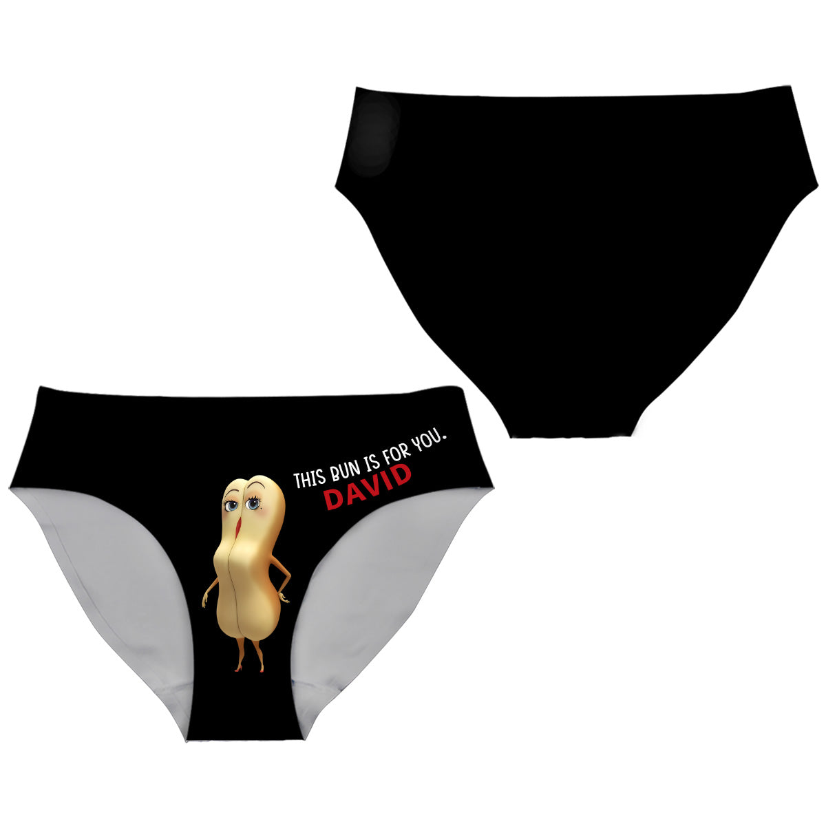 This Bun Is For You - Personalized Couple Women Briefs & Men Boxer Briefs