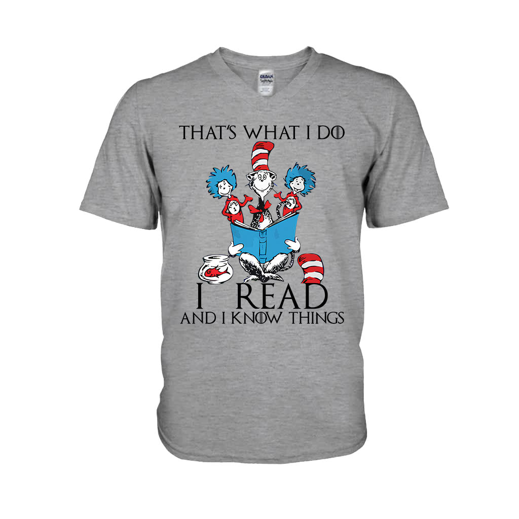 I Read And I Know Things - Teacher Of All Things T-shirt And Hoodie