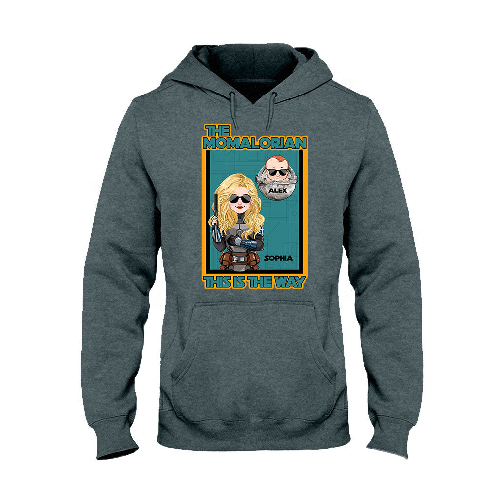 The Momralorian/ Dadalorian - Personalized Mother T-shirt And Hoodie