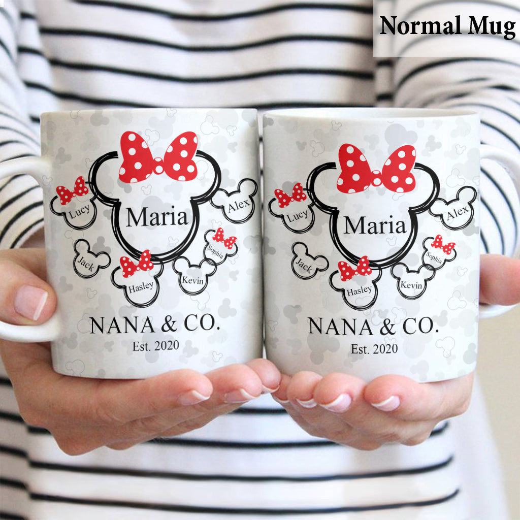 Nana Mama & Co. Mouse Ears - Personalized Grandma Mug