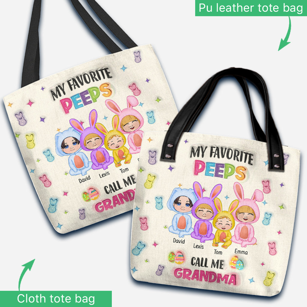 Grandma Of These Bunnies - Personalized Grandma Tote Bag