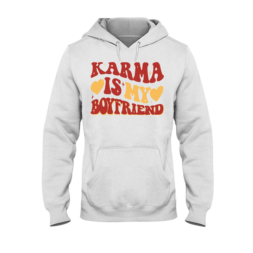 Karma Is My Bf Gf - Personalized Tay-tay Lover T-shirt And Hoodie