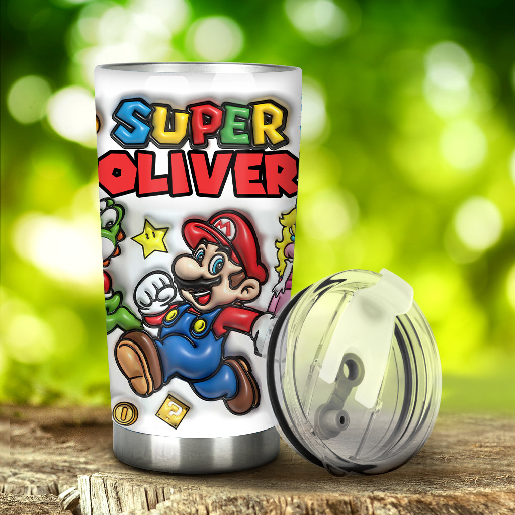 Super Mario - Personalized Super Plumber Tumbler