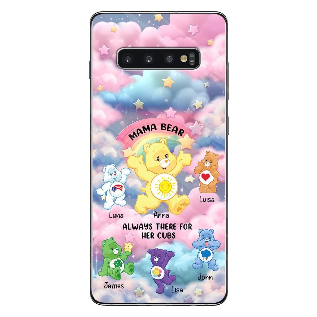 Mama Bear Always There - Personalized Mother Phone Case