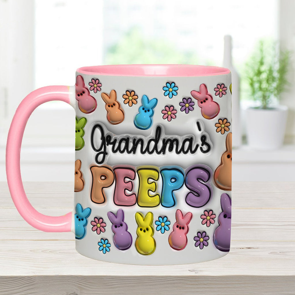 Grandma’s Bunnies - Personalized Grandma Accent Mug