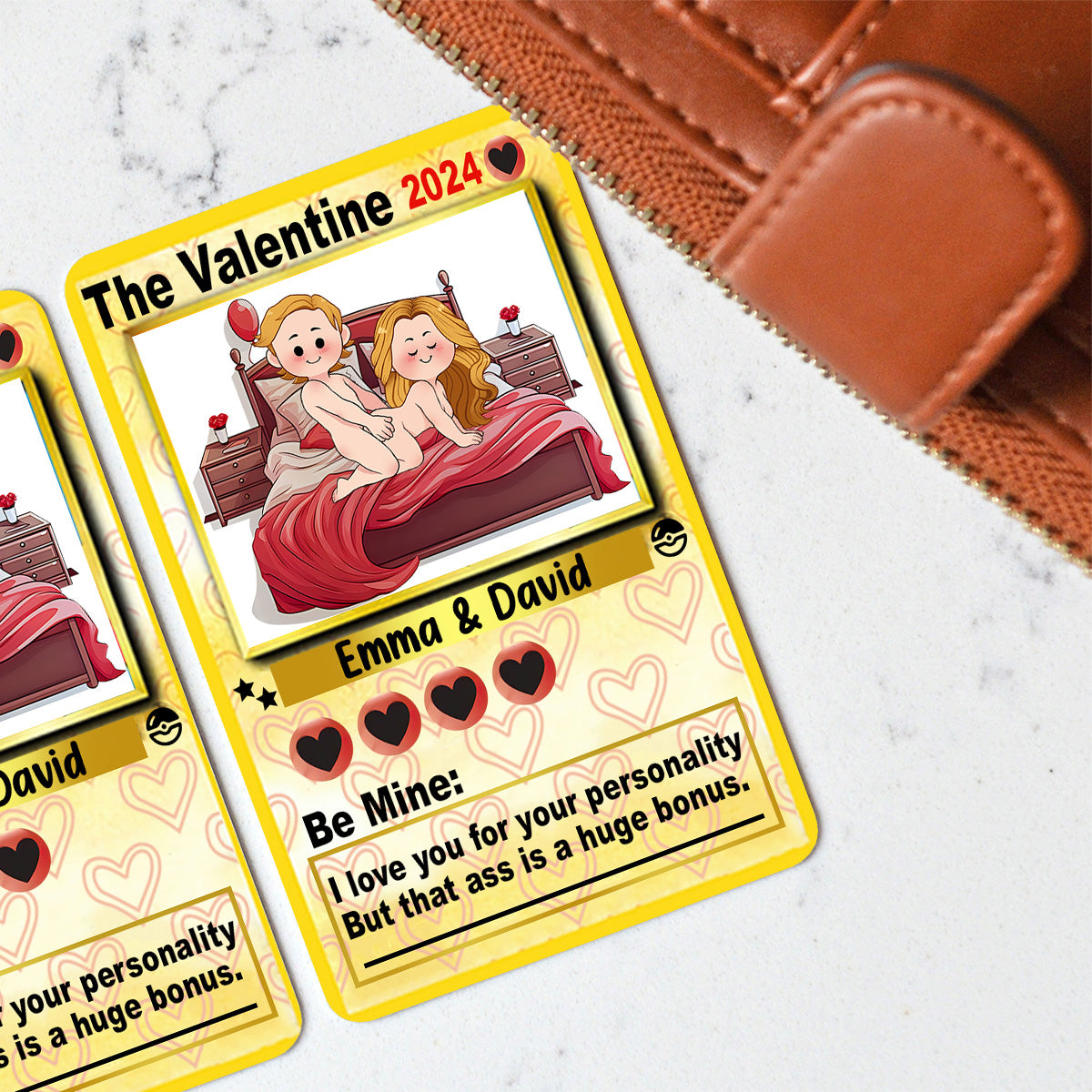 I Choose You - Personalized Couple Wallet Insert Card