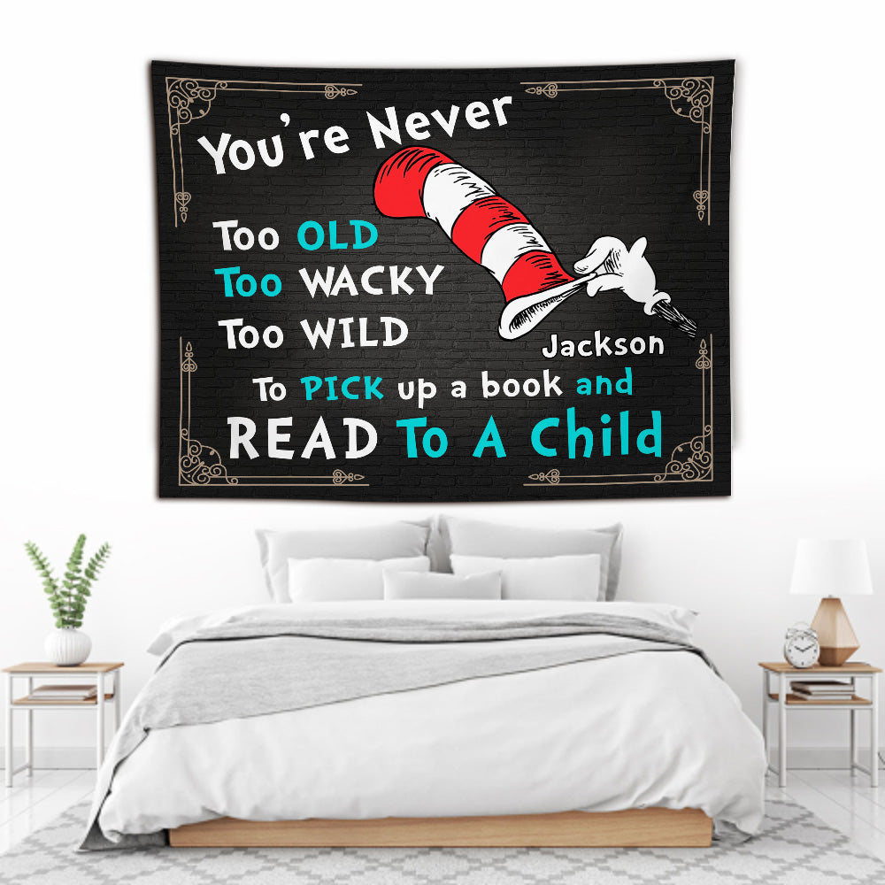 Read To A Child - Personalized Teacher Of All Things Wall Tapestry