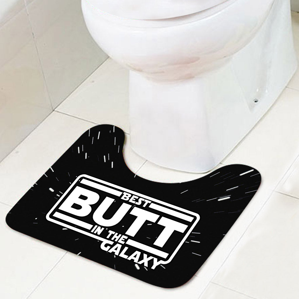 Best Butt In The Galaxy - Personalized The Force Bathroom Curtain & Mats Set