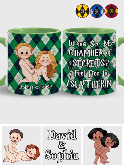 Chamber Of Secrets - Personalized Couple Accent Mug