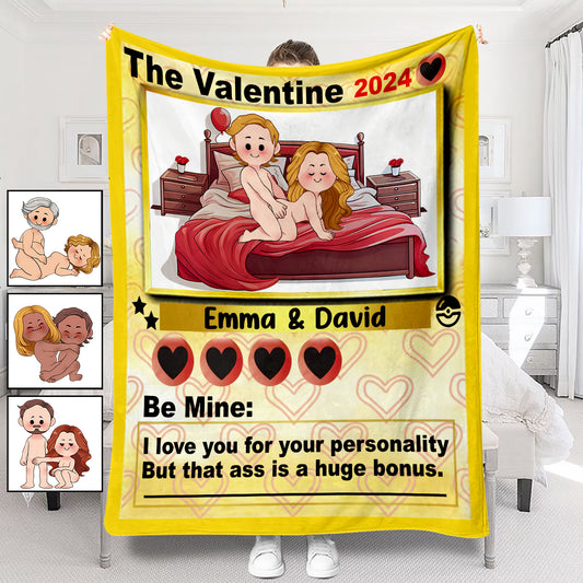 I Choose You - Personalized Couple Blanket