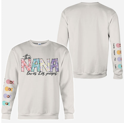 This Mama/ Nana/ Mimi... Loves Her Bunnies - Personalized Mother All Over Shirt