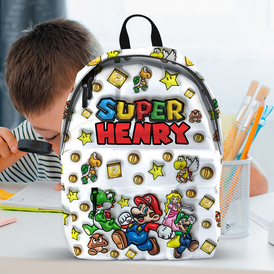 Super Mario - Personalized Super Plumber Backpack