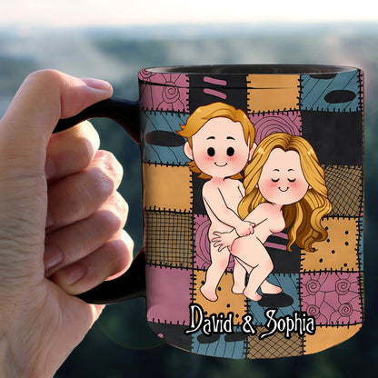 We're Simply Meant To Be Nightmare Naughty Couple - Personalized Couple Mug