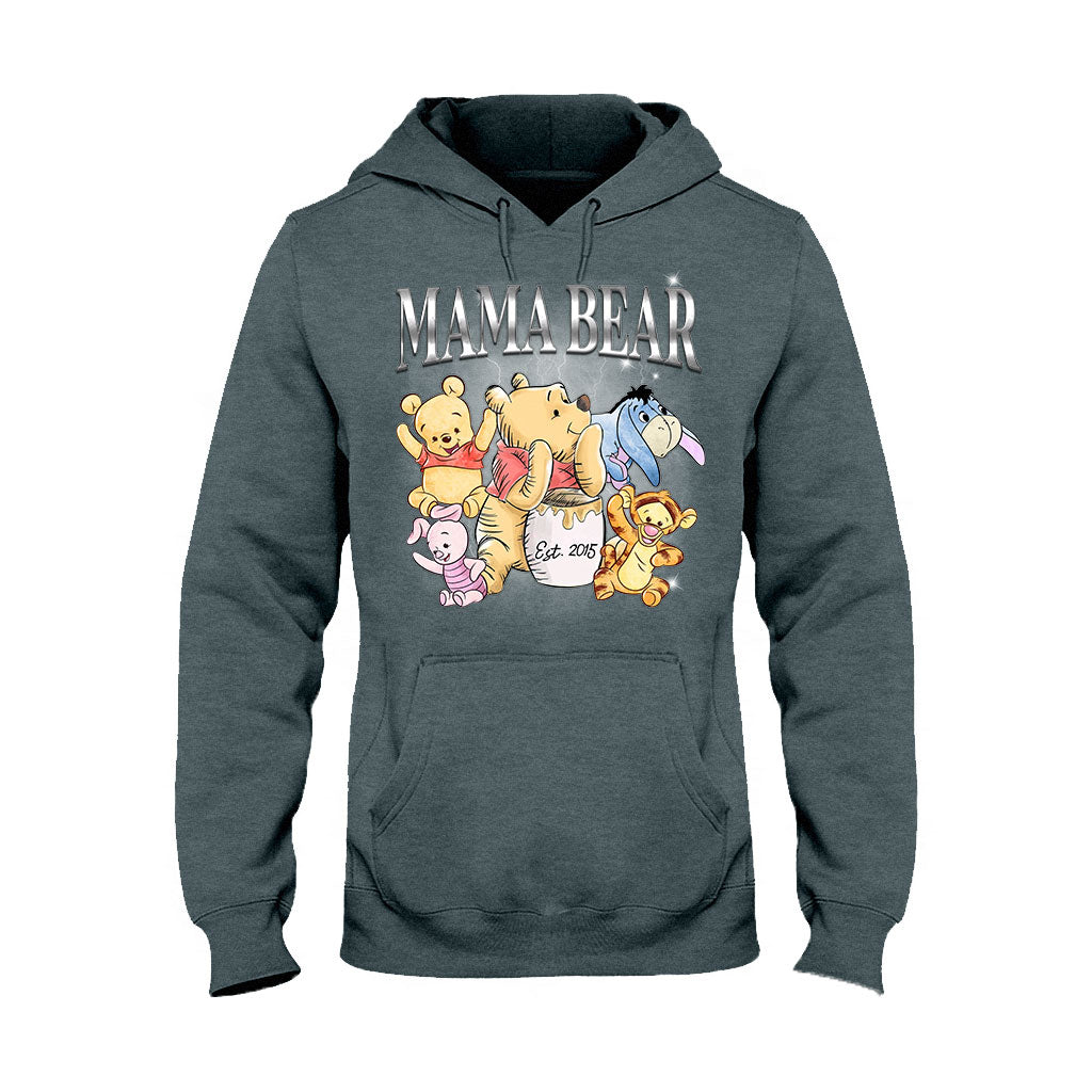 Mama Bear Bootleg Rap - Personalized Mother T-shirt And Hoodie