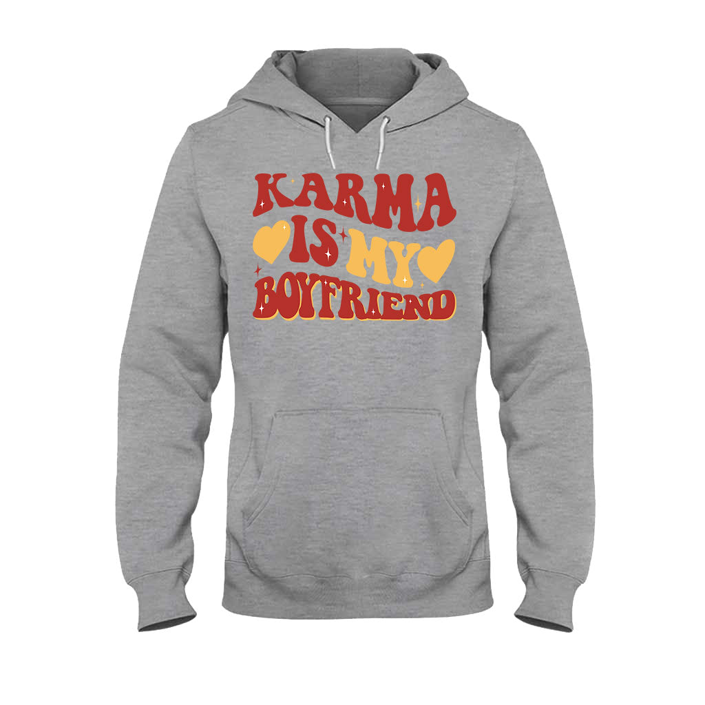 Karma Is My Bf Gf - Personalized Tay-tay Lover T-shirt And Hoodie