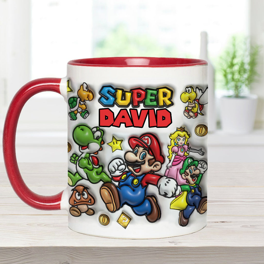 Super Mario - Personalized Super Plumber Accent Mug
