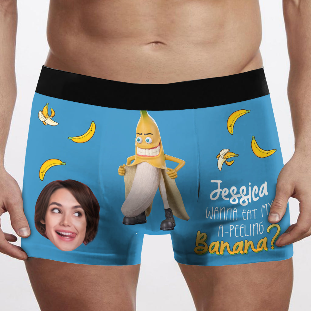 My A-Peeling Banana - Personalized Couple Men’s Boxer Briefs