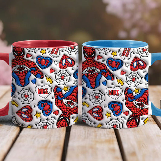 You Are Amazing - Personalized Superhero Accent Mug