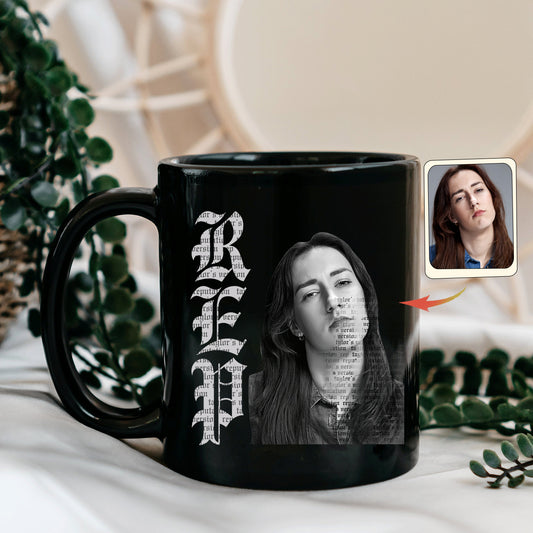 Custom Black And White Photo REP - Personalized Tay-tay Lover Mug