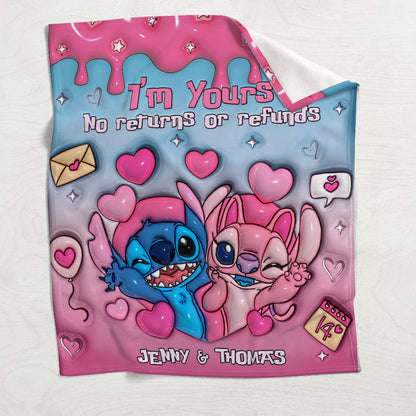 I'm Yours - Personalized Couple Blanket