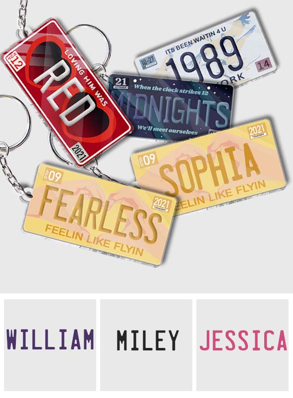 Era License - Personalized Tay-tay Lover Keychain