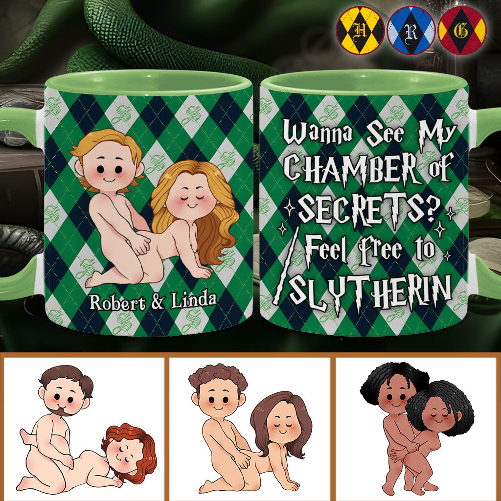 Chamber Of Secrets - Personalized Couple Accent Mug