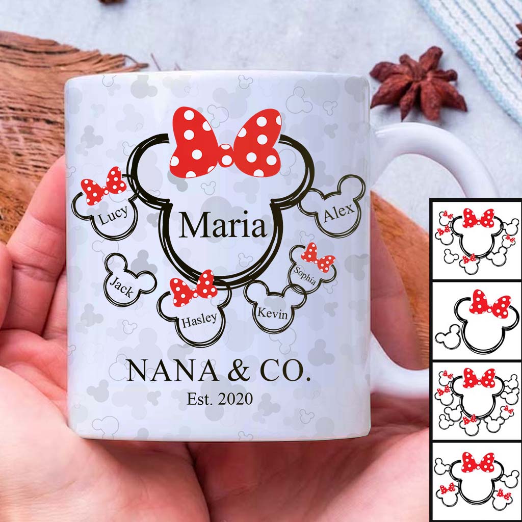 Nana Mama & Co. Mouse Ears - Personalized Grandma Mug