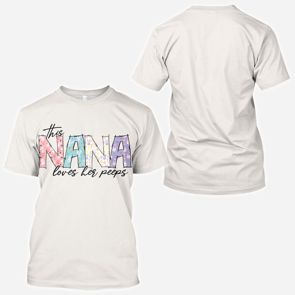 This Mama/ Nana/ Mimi... Loves Her Bunnies - Personalized Mother All Over Shirt