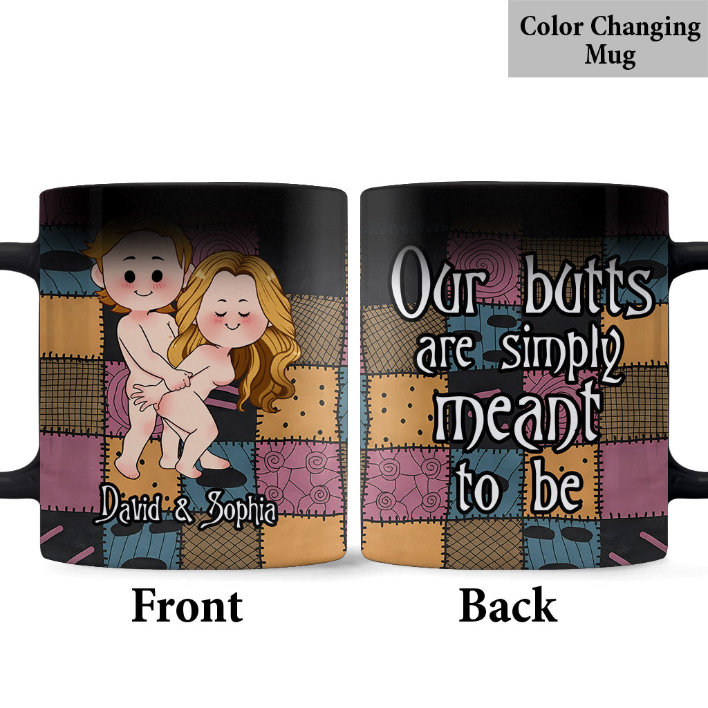 We're Simply Meant To Be Nightmare Naughty Couple - Personalized Couple Mug